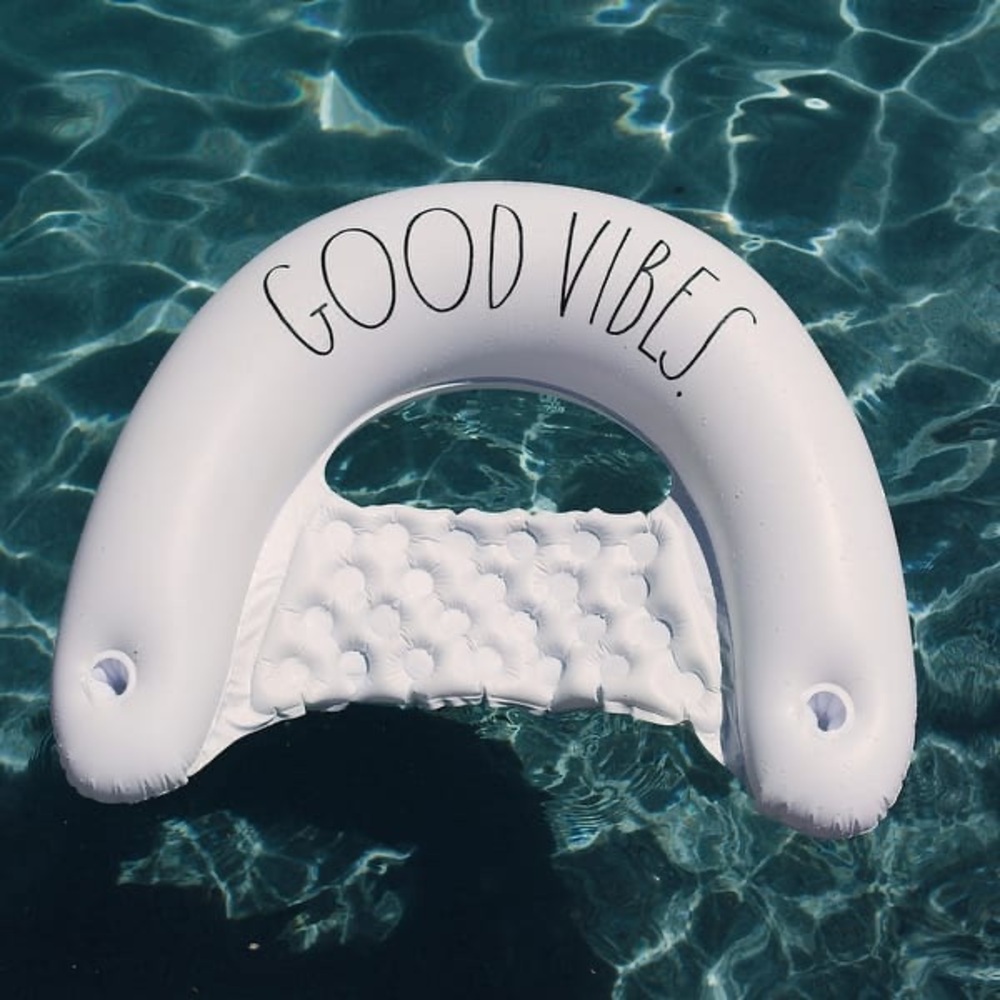 Rae Dunn “Good Vibes” Pool Float